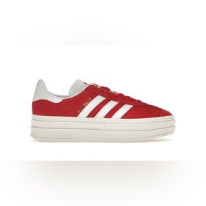 - Adidas Gazelle Bold red cloud white